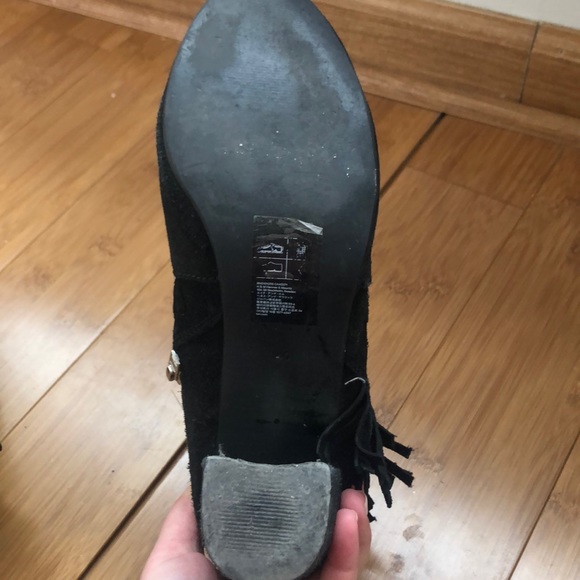 H&M black fringe suede booties - Picture 5 of 5